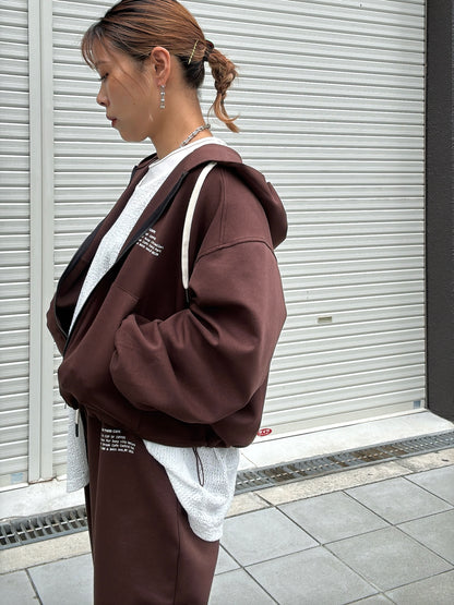 ジップアップパーカー／Anna Kerry