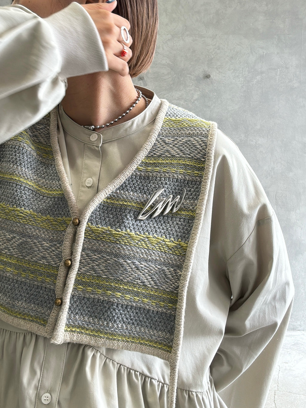 LMブローチ／#8648004／LE MÉLANGE／2026 AW #1