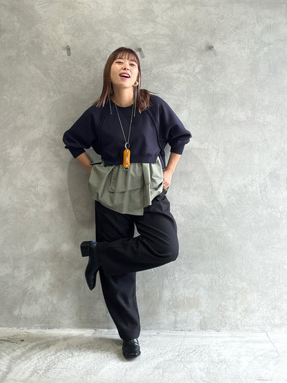 タックカーブパンツ／ANNA  KERRY