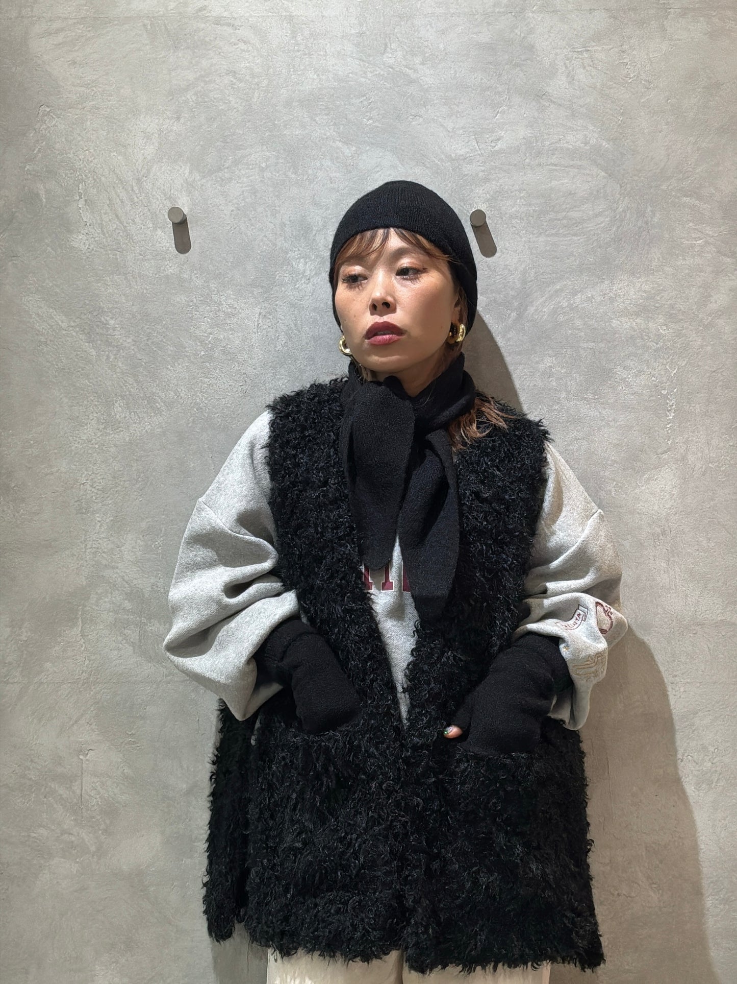 ソフトモヘアビーニー／VERSEAU