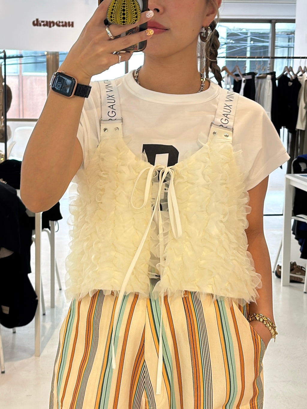 受付終了【予約販売】フリルショートビスチェ／AC-26060-S／MARGAUX VINTAGE／2026 SS#2