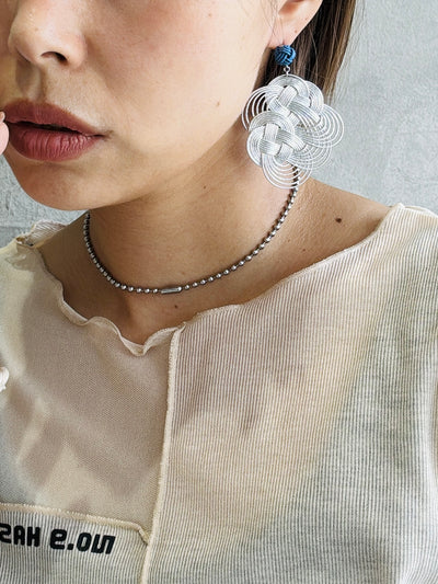 3ミリボールチェーンチョーカー＆ブレスレットセット【ステンレス】／the Nines basic