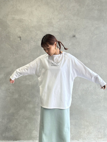 【再入荷】2way（DOG & LOGO）プリントカットソー／Dignite collier