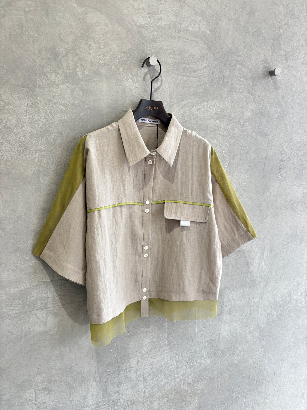 メッシュドッキングブラウス／MARECHAL TERRE