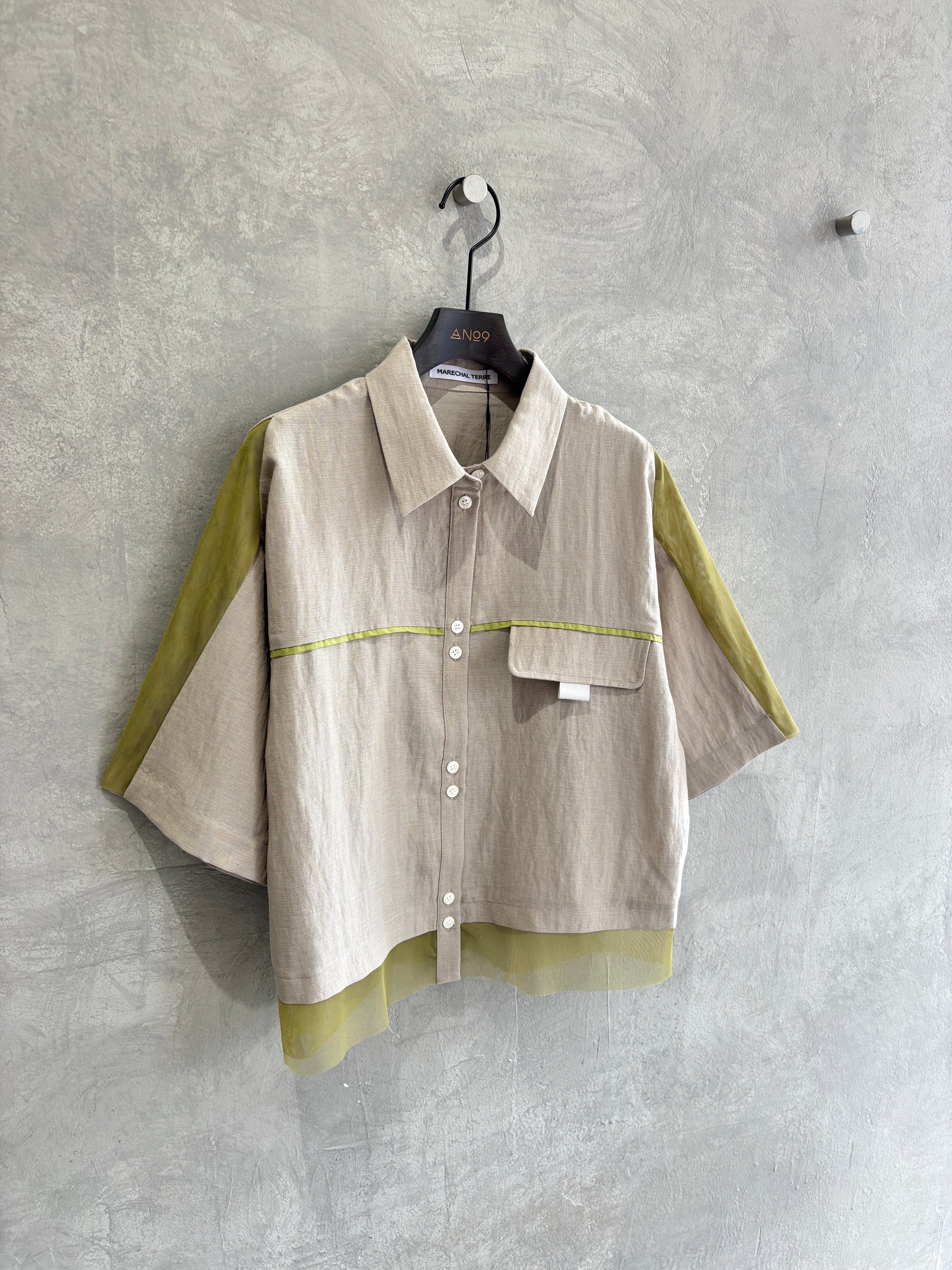 メッシュドッキングブラウス／MARECHAL TERRE