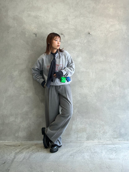 タイ付きチェックシャツ／LE MÉLANGE