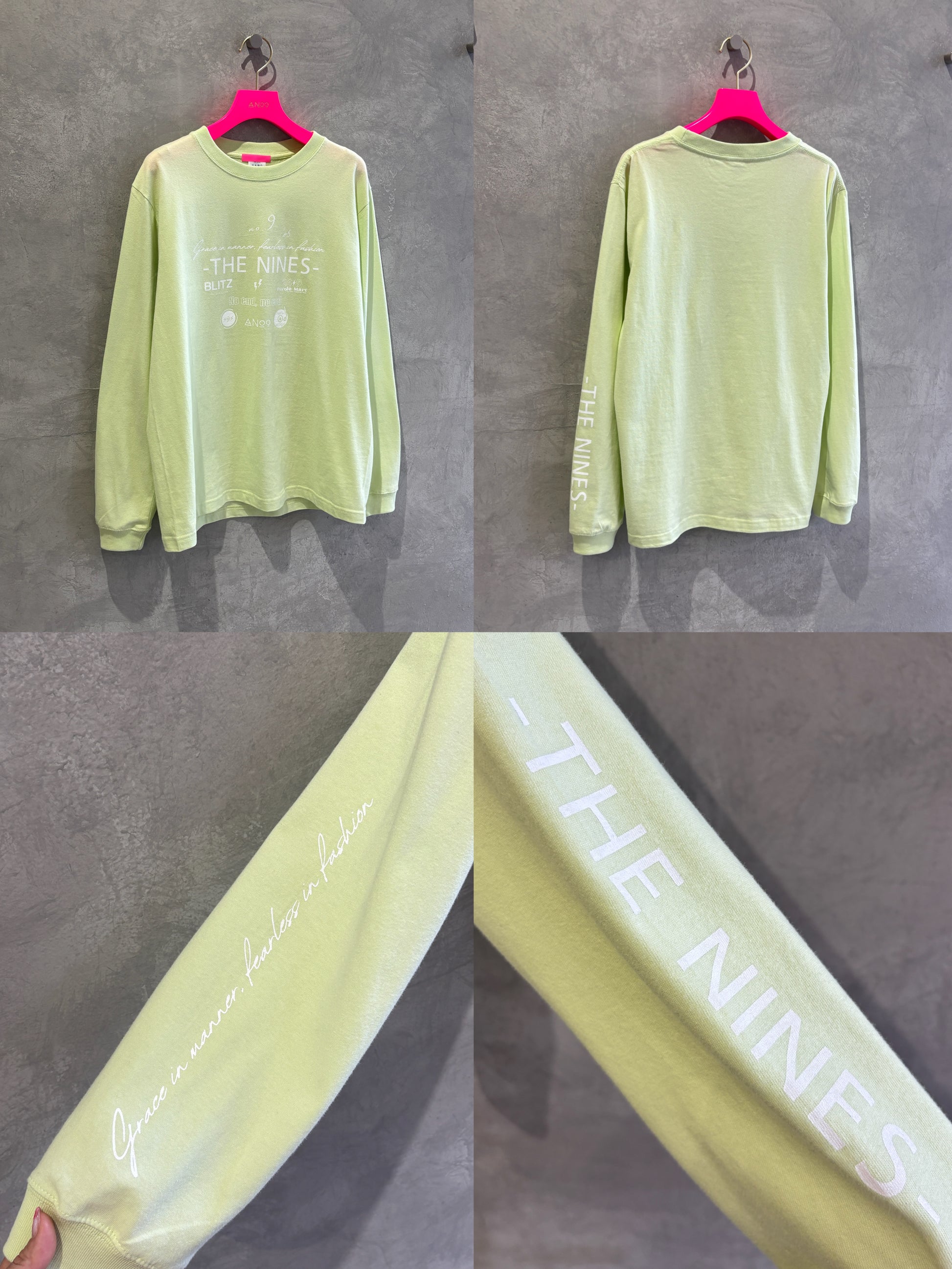 【予約販売】5周年記念ロンT／the Nines／完全受注生産