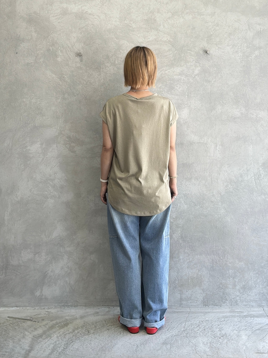 受付終了【予約販売】marcher シアー天竺ソフトフレンチTシャツ／ING