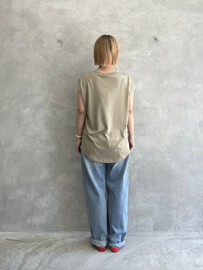 受付終了【予約販売】marcher シアー天竺ソフトフレンチTシャツ／ING