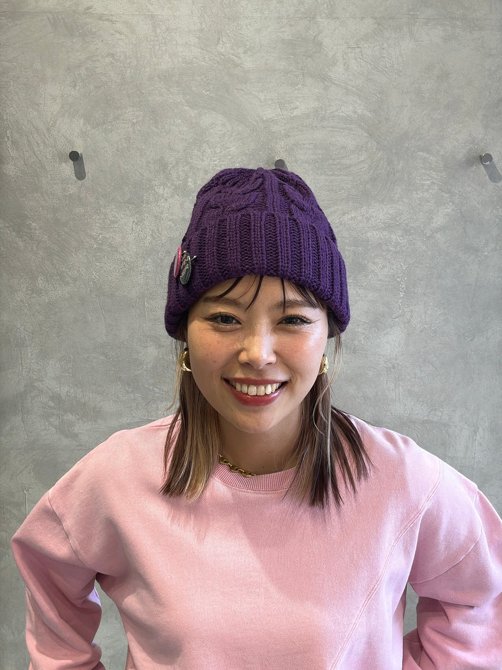 ゆるフィットニットキャップ