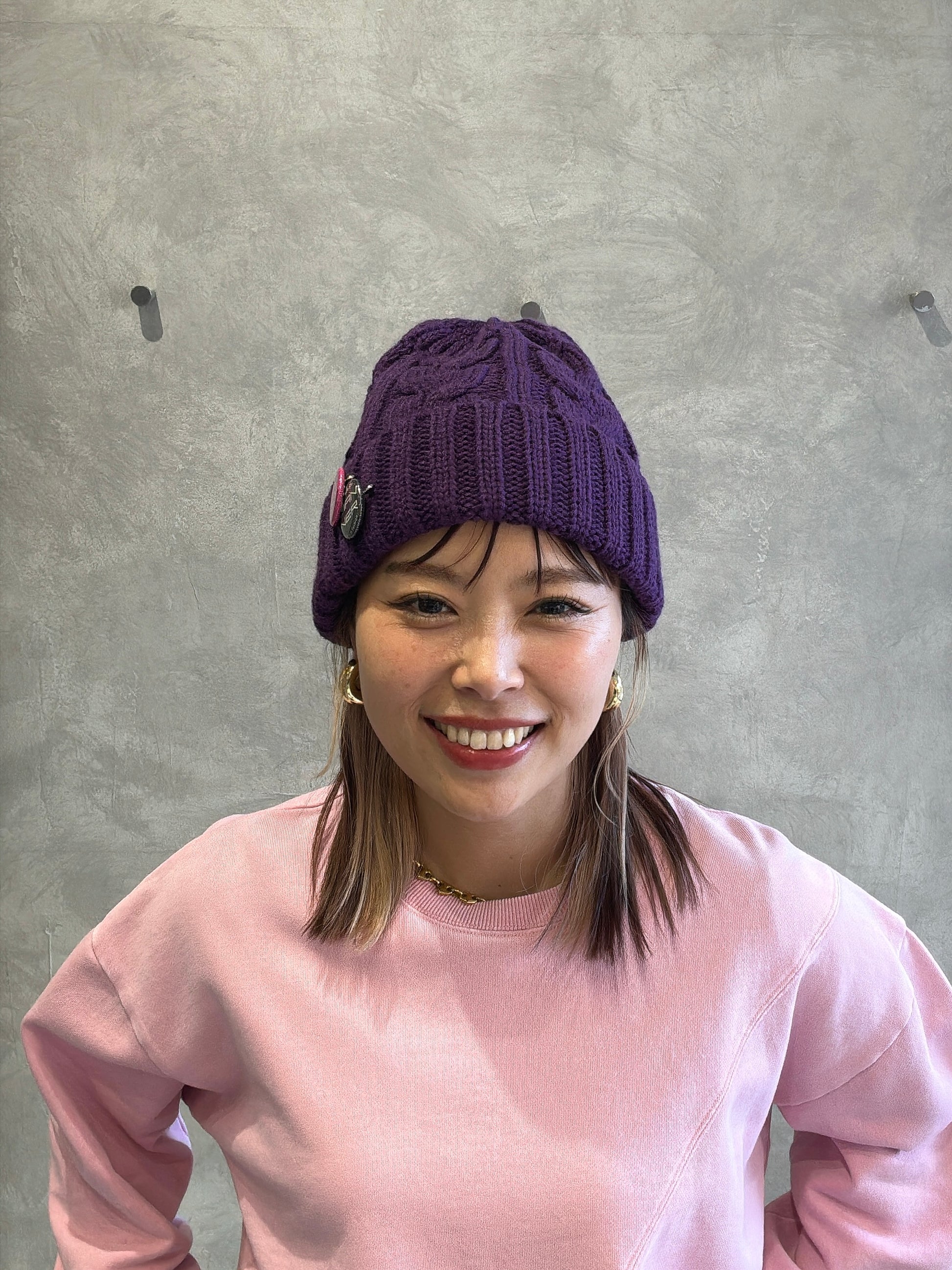 ゆるフィットニットキャップ