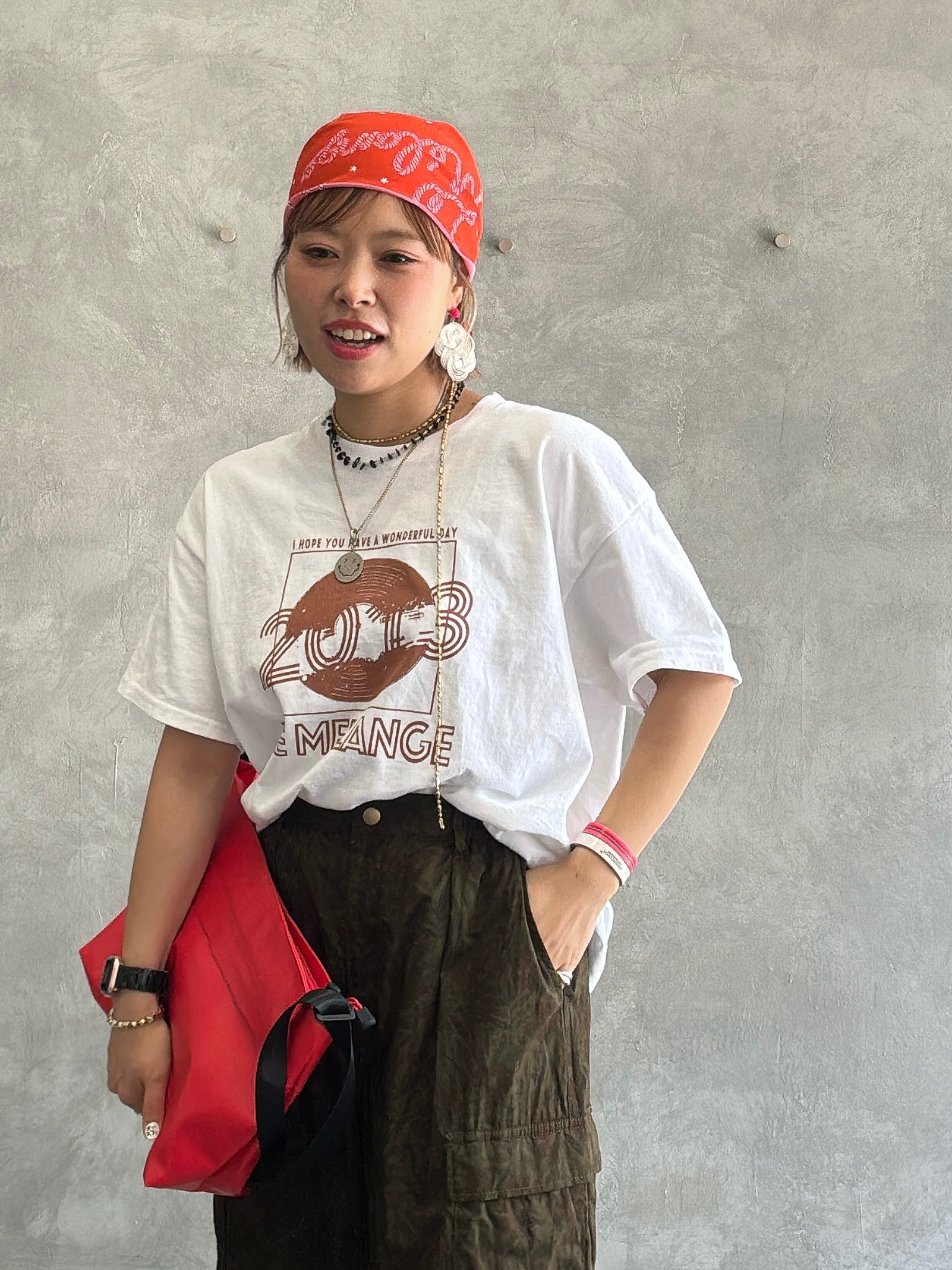 プリントTシャツ／8621008／LE MÉLANGE