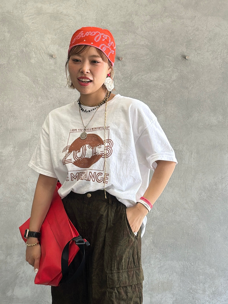 プリントTシャツ／8621008／LE MÉLANGE
