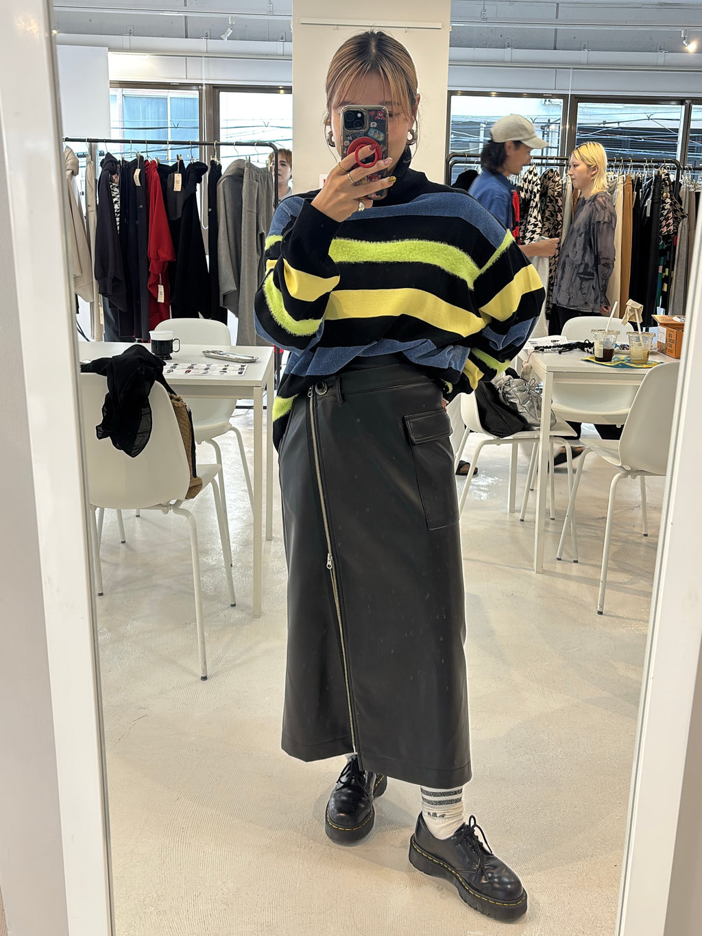 受付終了【予約⚡︎販売】異素材ボーダータートルニット／MG KN-26120-A／MARGAUX VINTAGE／2026 AW＃2
