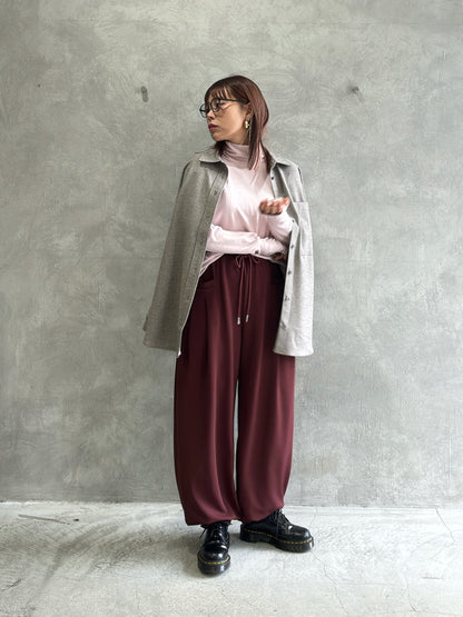 スタンドネックあったかロンT／ANNA  KERRY