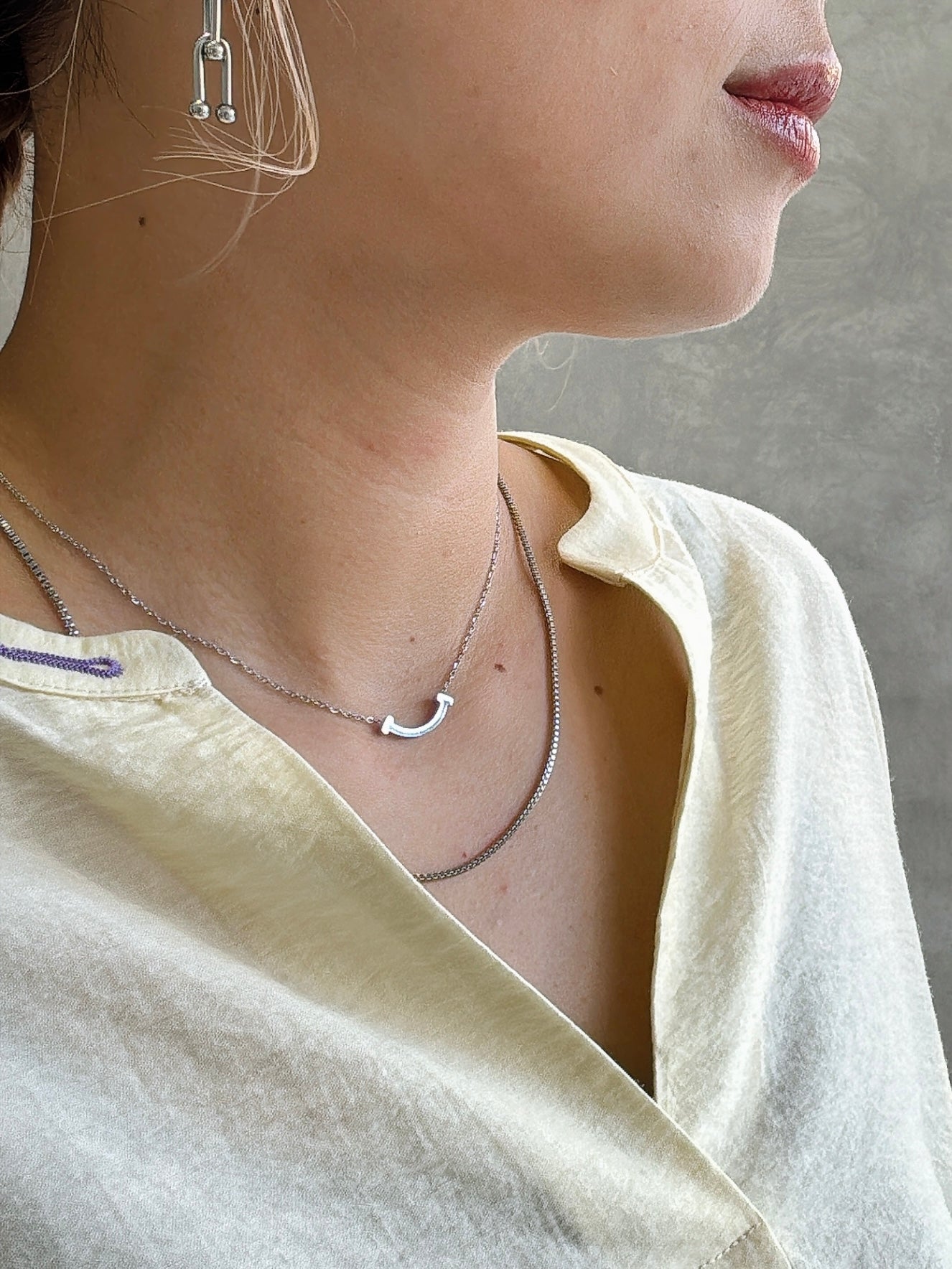 スマイリングマウスネックレス