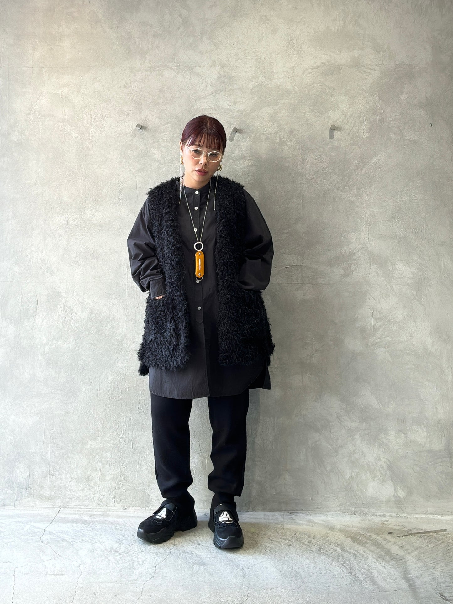 ケーブルラインニットジョガーパンツ／CYAN tokyo