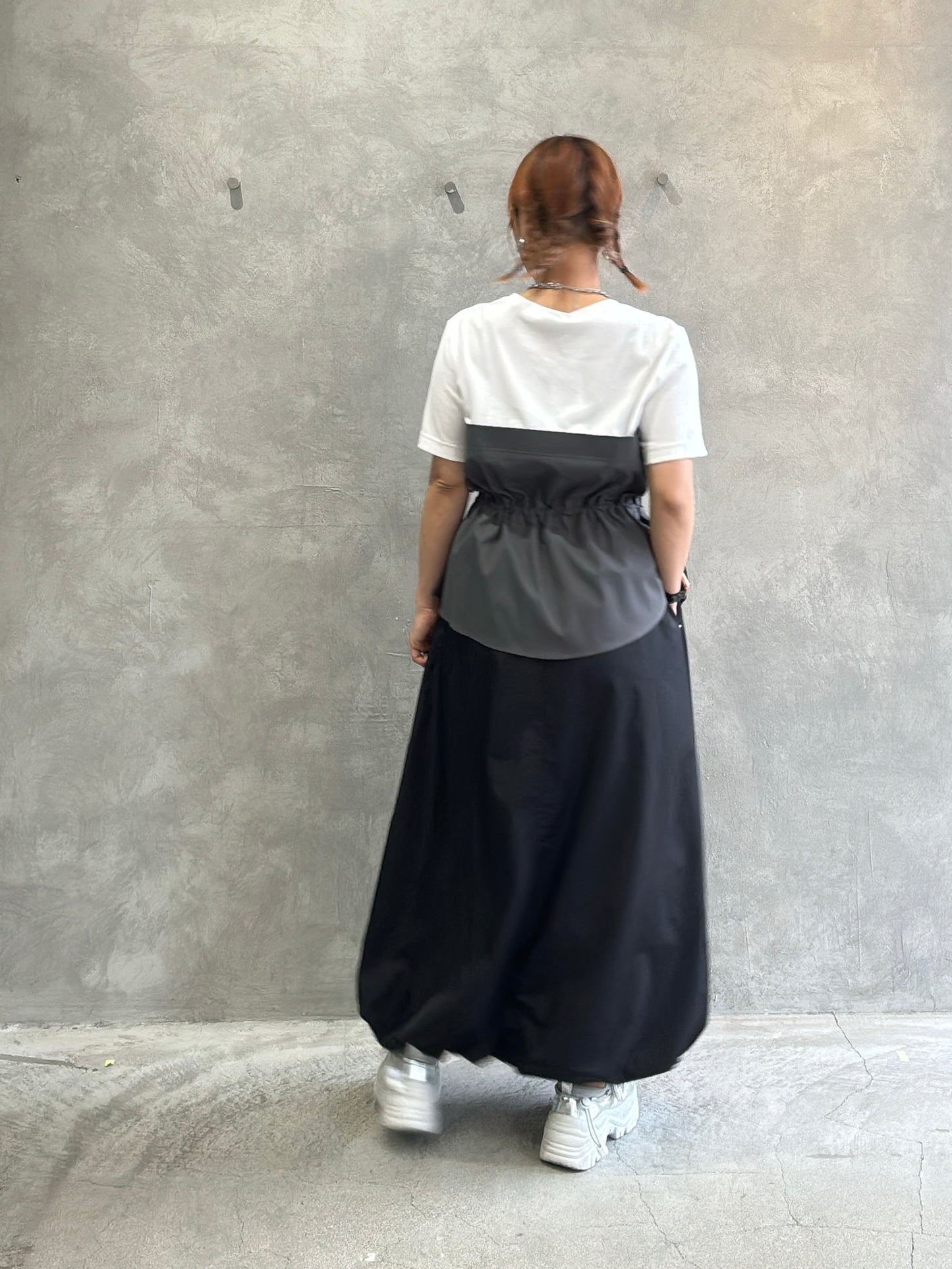 2wayナイロンバルーンスカート