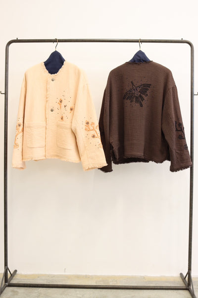受付終了【予約⚡︎販売】刺繍クルーネックジャケット／#8643804／LE MÉLANGE／2026 AW #1