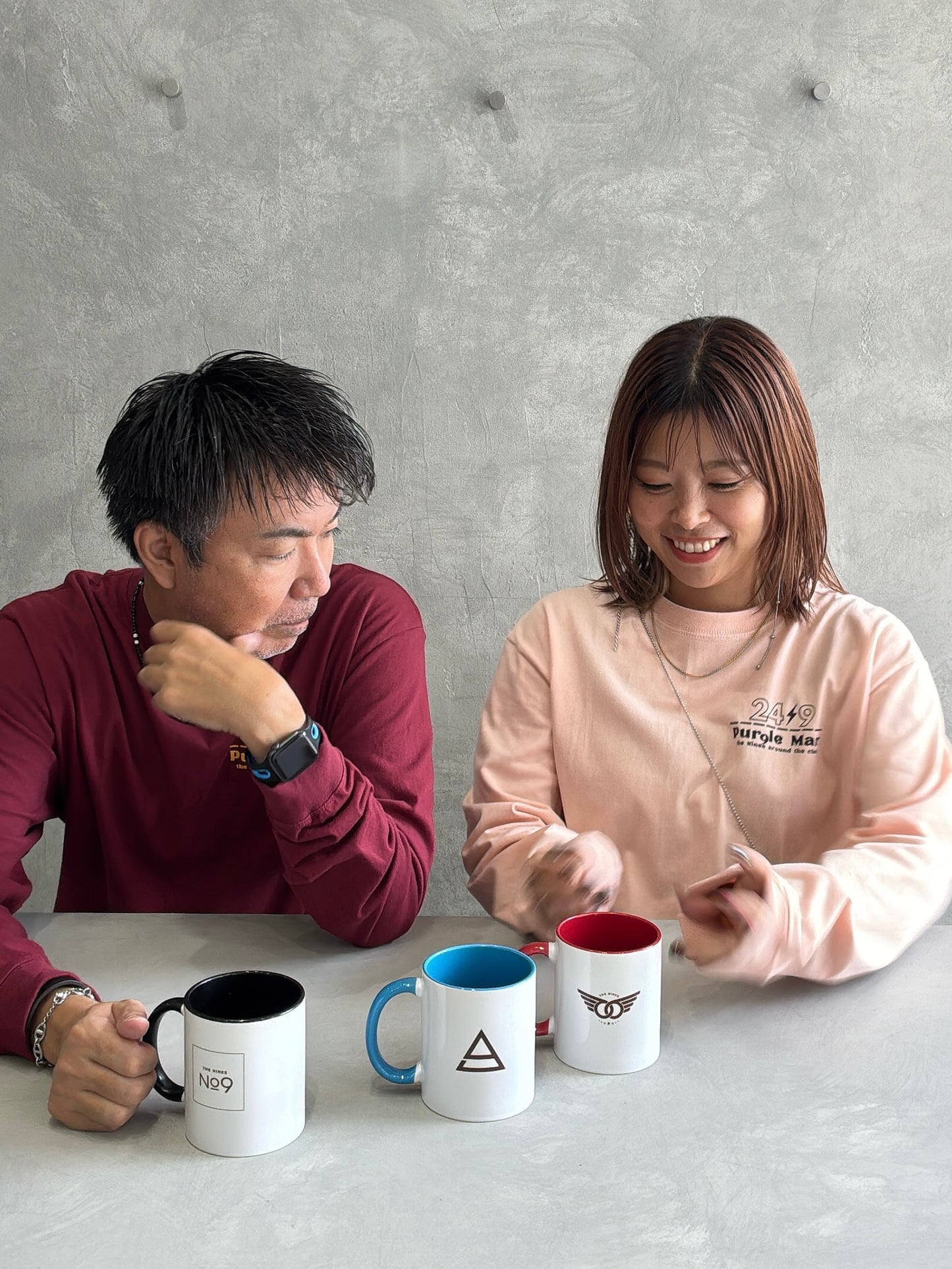 受付終了【予約販売】PURPLE MART⚡︎オリジナルバイカラーマグカップ／the Nines