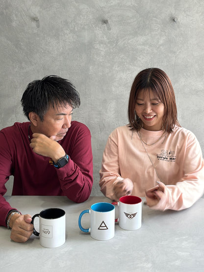 受付終了【予約販売】PURPLE MART⚡︎オリジナルバイカラーマグカップ／the Nines