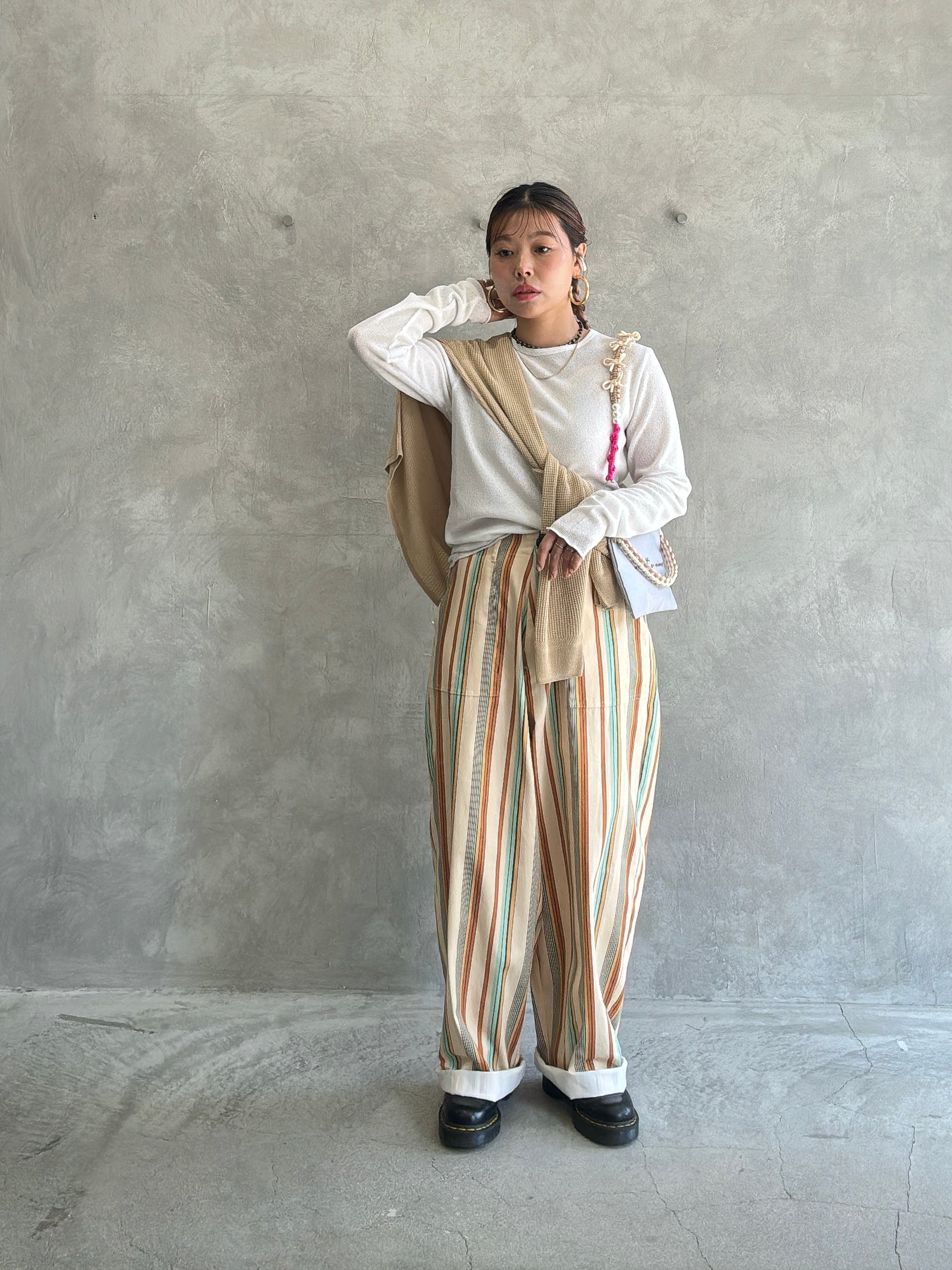 マルチストライプパンツ／PT-26047-S／MARGAUX VINTAGE／ – No.9-the