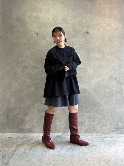 裏起毛フレアショーパン／VERSEAU