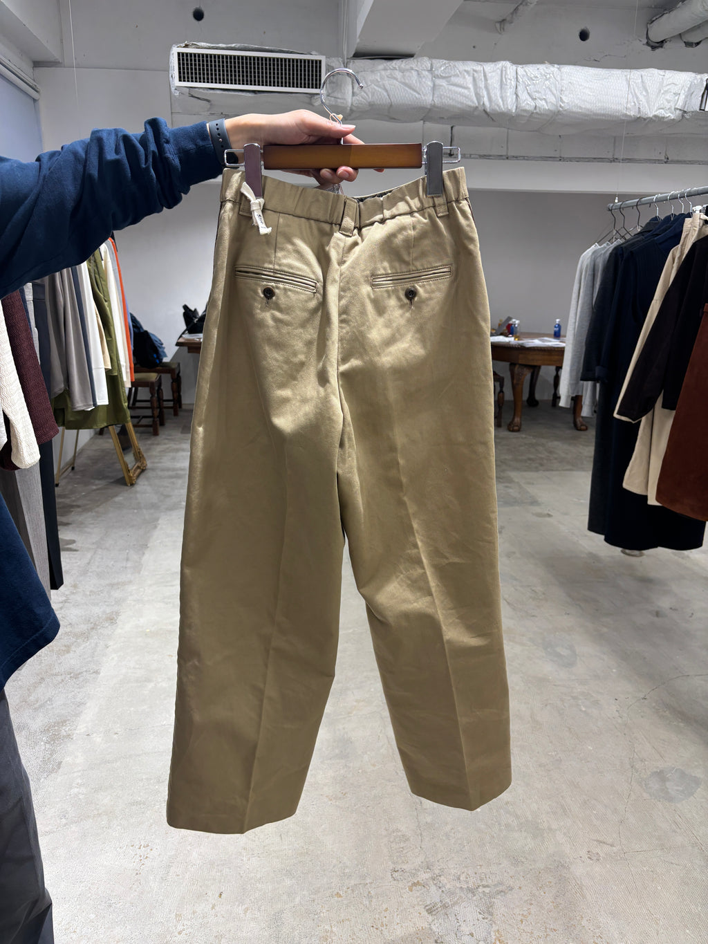 【予約⚡︎販売】ラインコットンツイルパンツ／#8643503／LE MÉLANGE／2026 AW #1