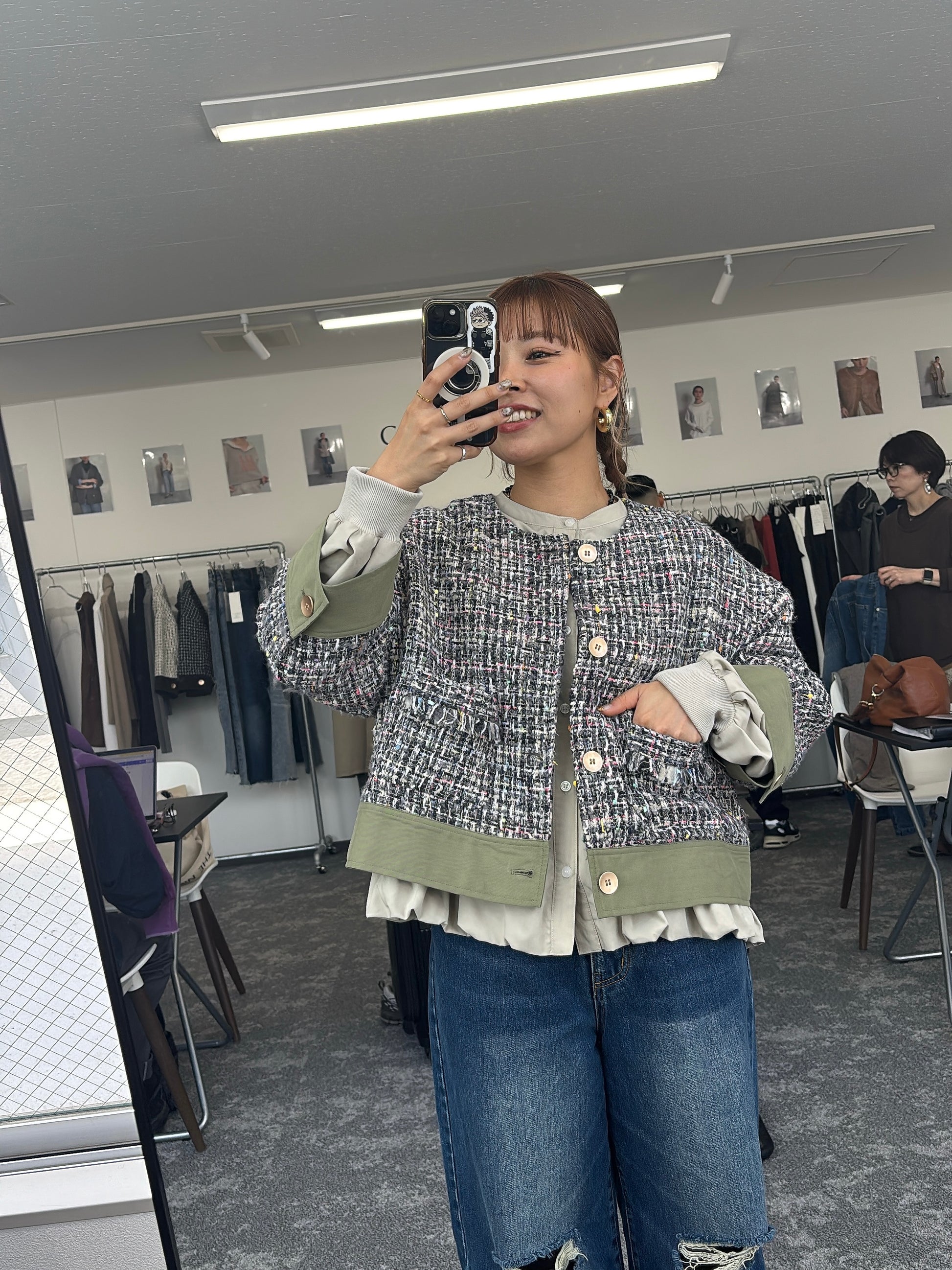 【予約⚡︎販売】ギャザーバルーンシャツ／604489／CYAN tokyo／2026 AW#1
