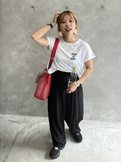 コンパクトプリントTシャツ／Dignite collier