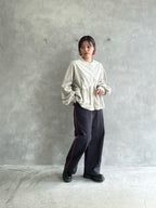 ラインコットンツイルパンツ／#8643503／LE MÉLANGE／2026 AW #1