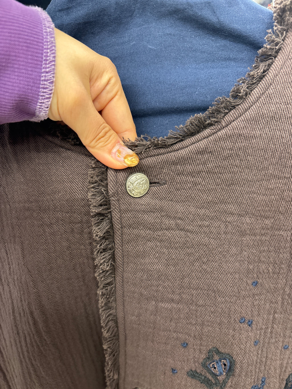 【予約⚡︎販売】刺繍クルーネックジャケット／#8643804／LE MÉLANGE／2026 AW #1