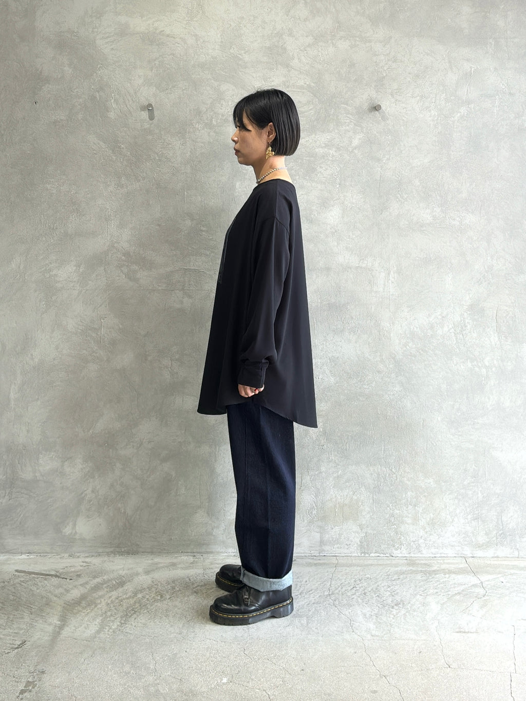前後2wayフォトプリントロンT／Anna Kerry
