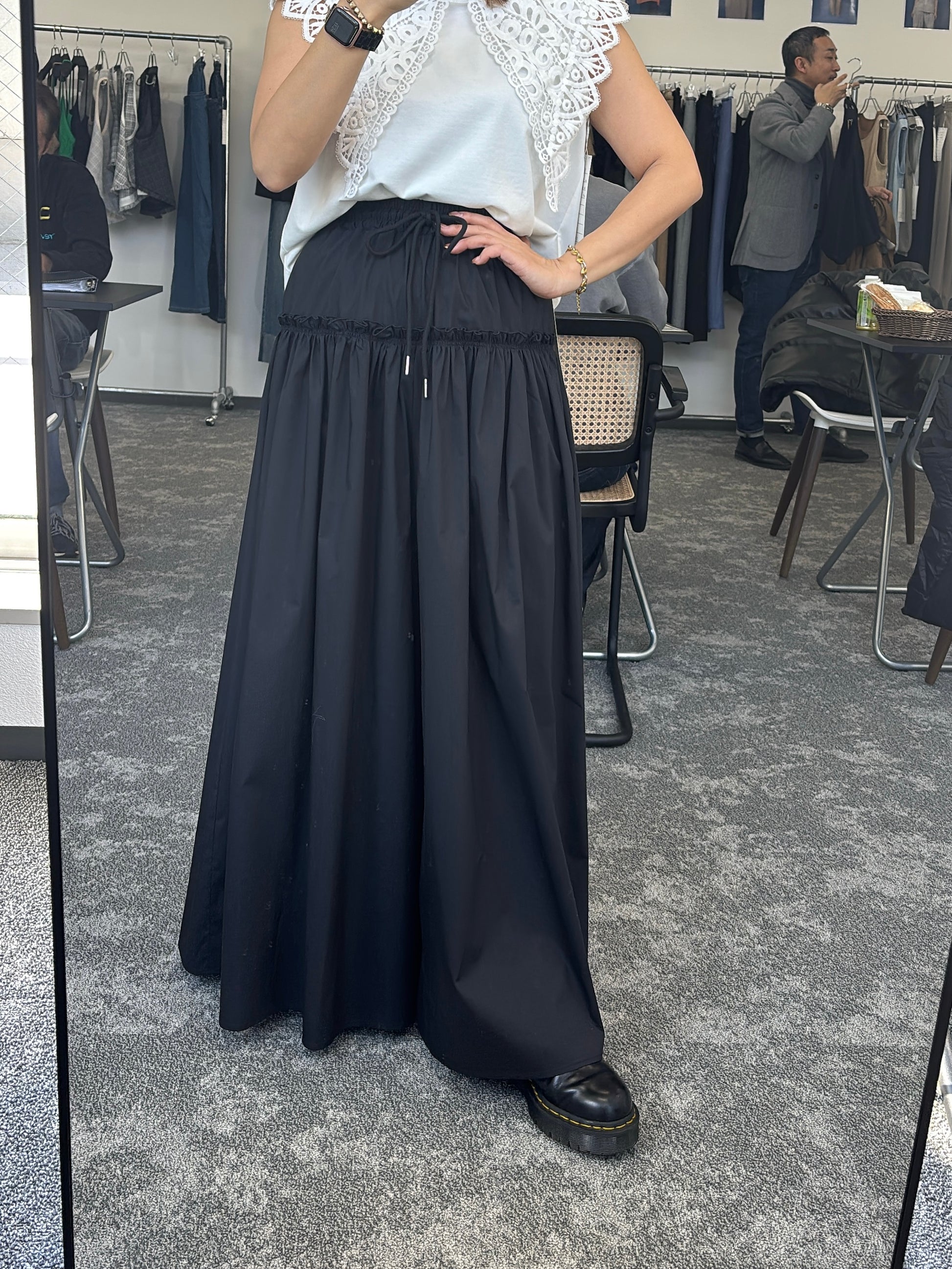 【予約販売】フリルギャザーバギーパンツ／601456／CYAN tokyo／2026 SS#2