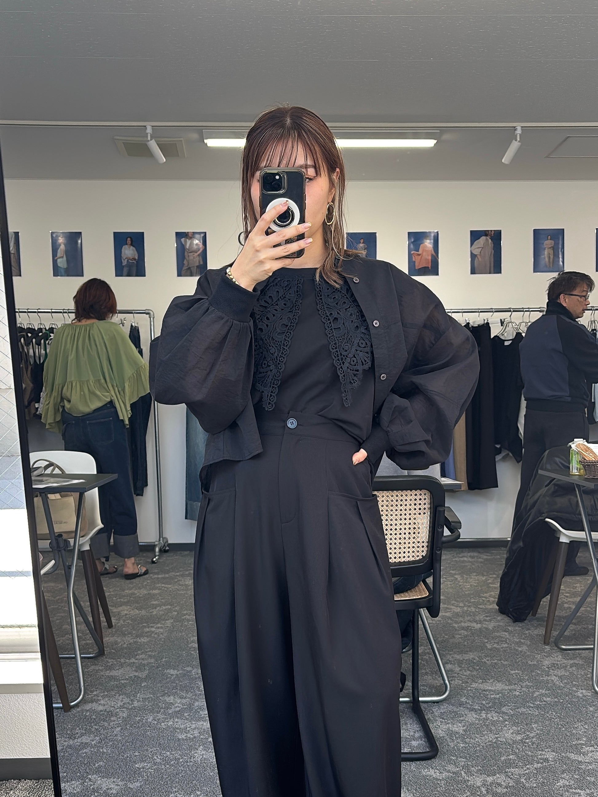 【予約販売】ソフトオーガンリブショートシャツ／601457／CYAN tokyo／2026 SS#2