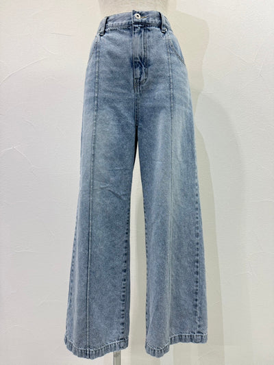【予約⚡︎販売】ソフトデニムピンタックワイドパンツ／604493／CYAN tokyo／2026 AW#1