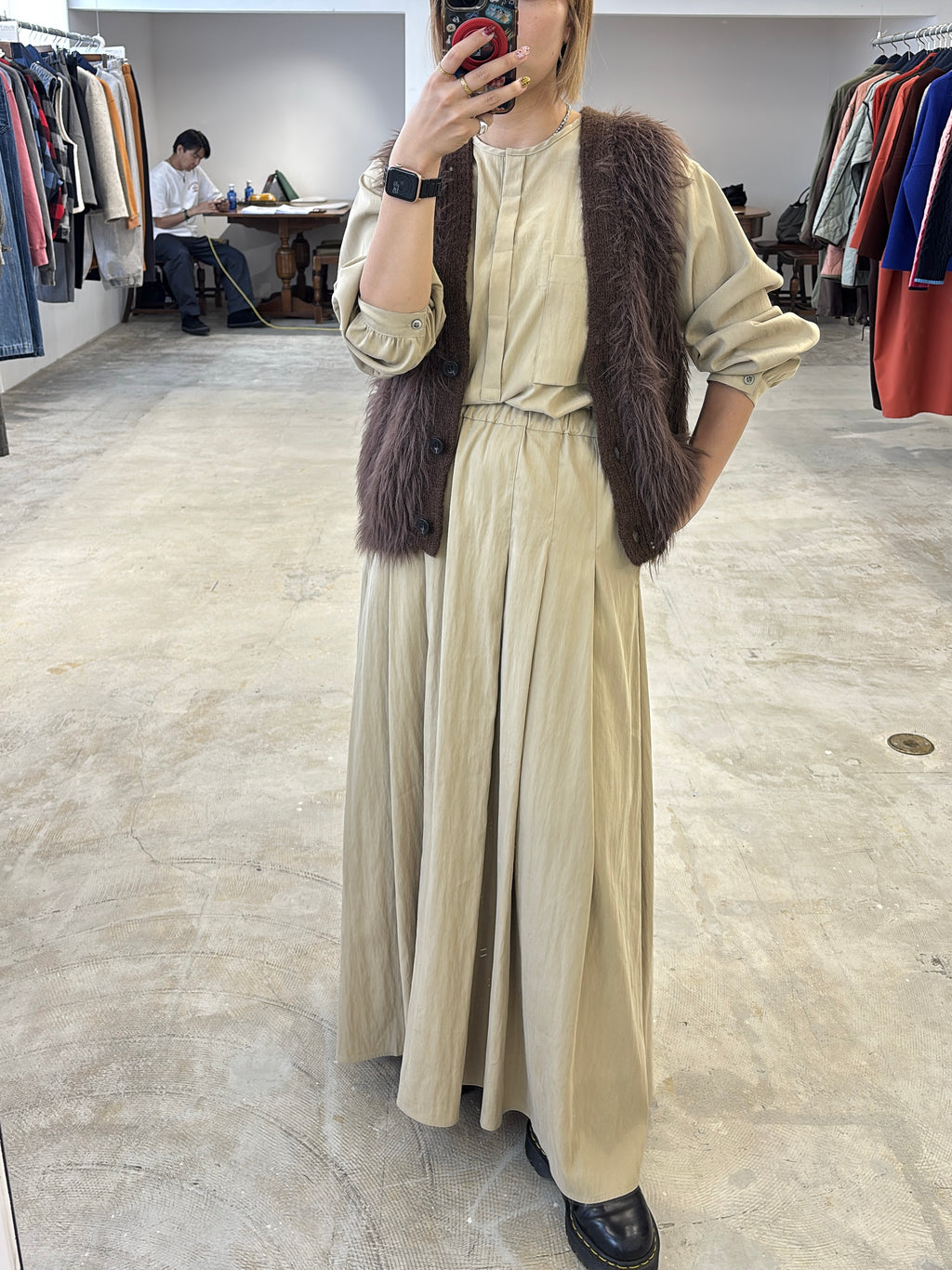 受付終了【予約⚡︎販売】ノーカラープルオーバーシャツ／8653203／LE MÉLANGE／2026 AW #2