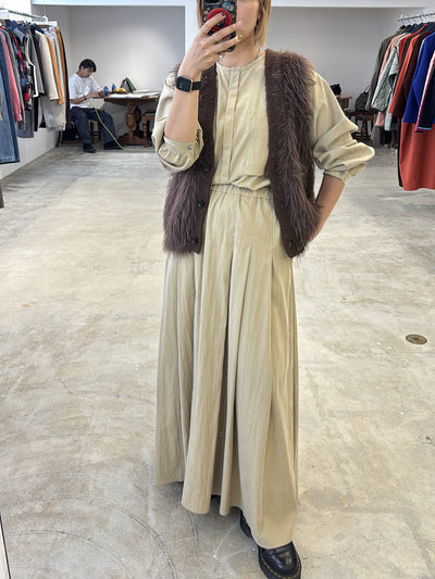 受付終了【予約⚡︎販売】ノーカラープルオーバーシャツ／8653203／LE MÉLANGE／2026 AW #2