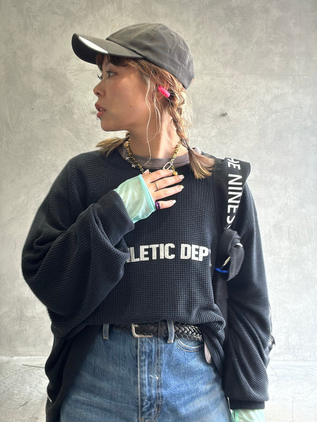 ワッフルドルマンロンT／flamingo firm