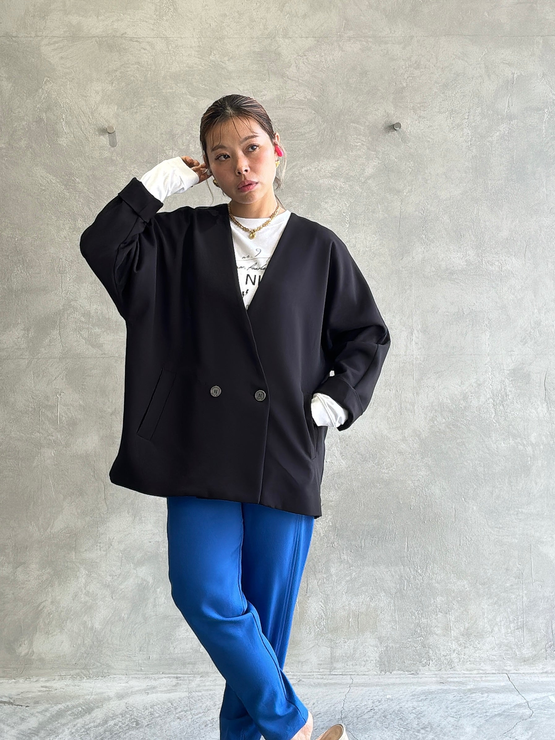 ★ゆったりドルマンジャケット／Anna Kerry