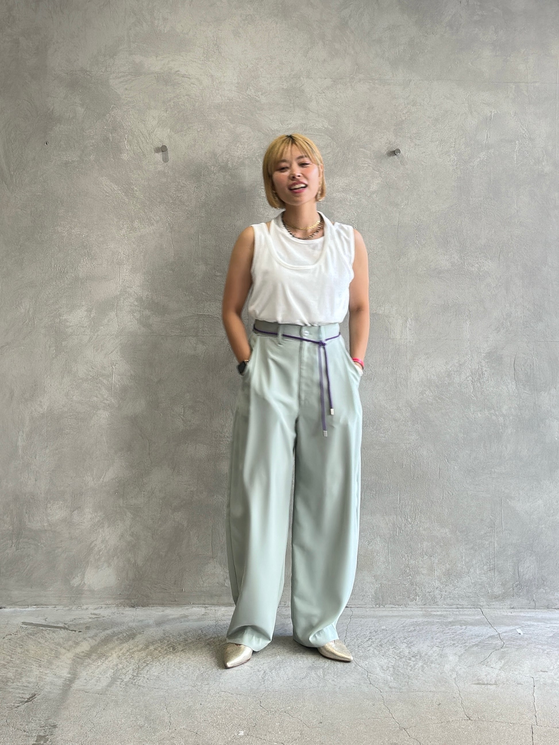 タックバルーンパンツ／ANNA KERRY