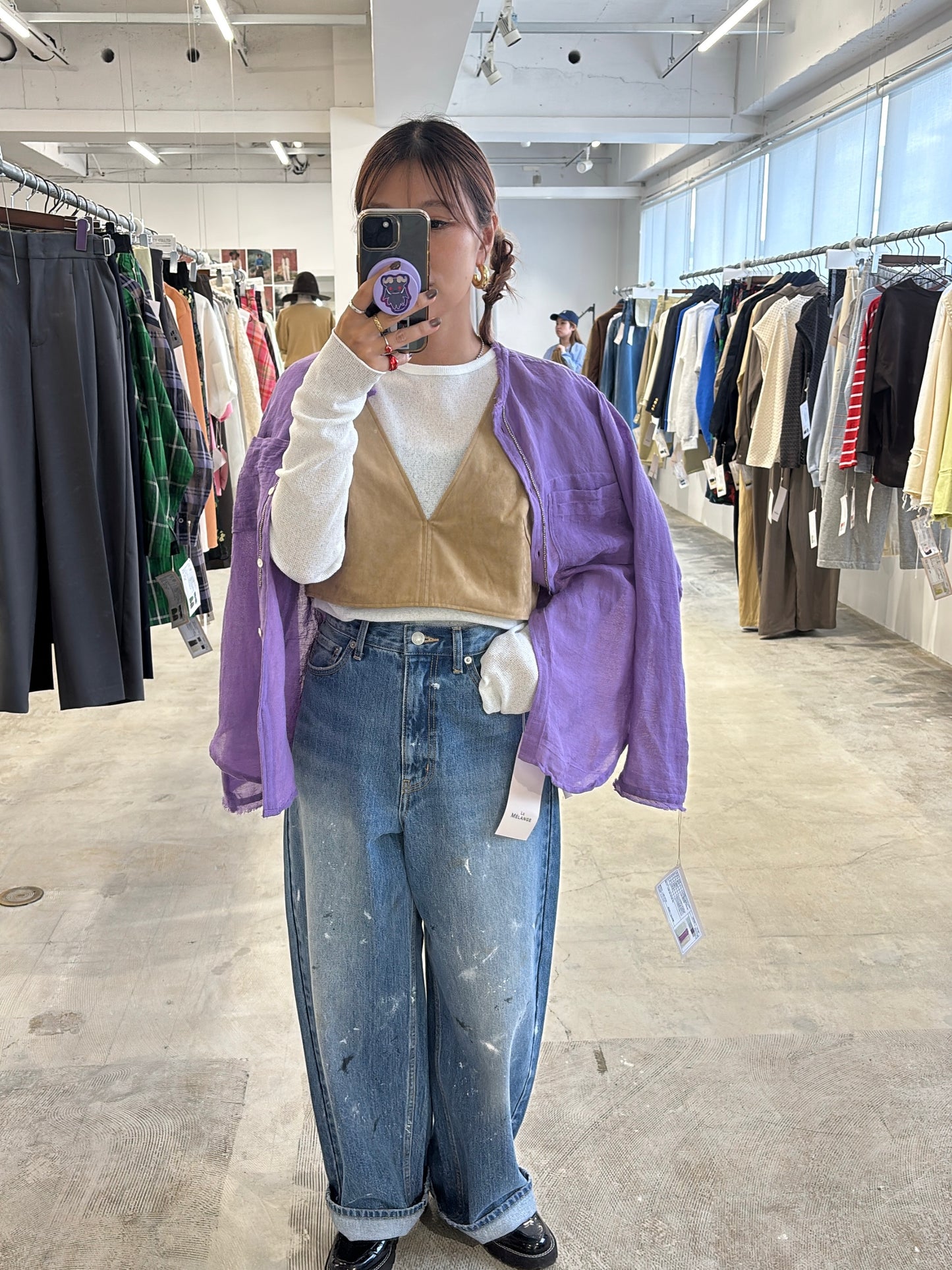 受付終了【予約販売】ボートネックカットソー／8611010／LE MÉLANGE