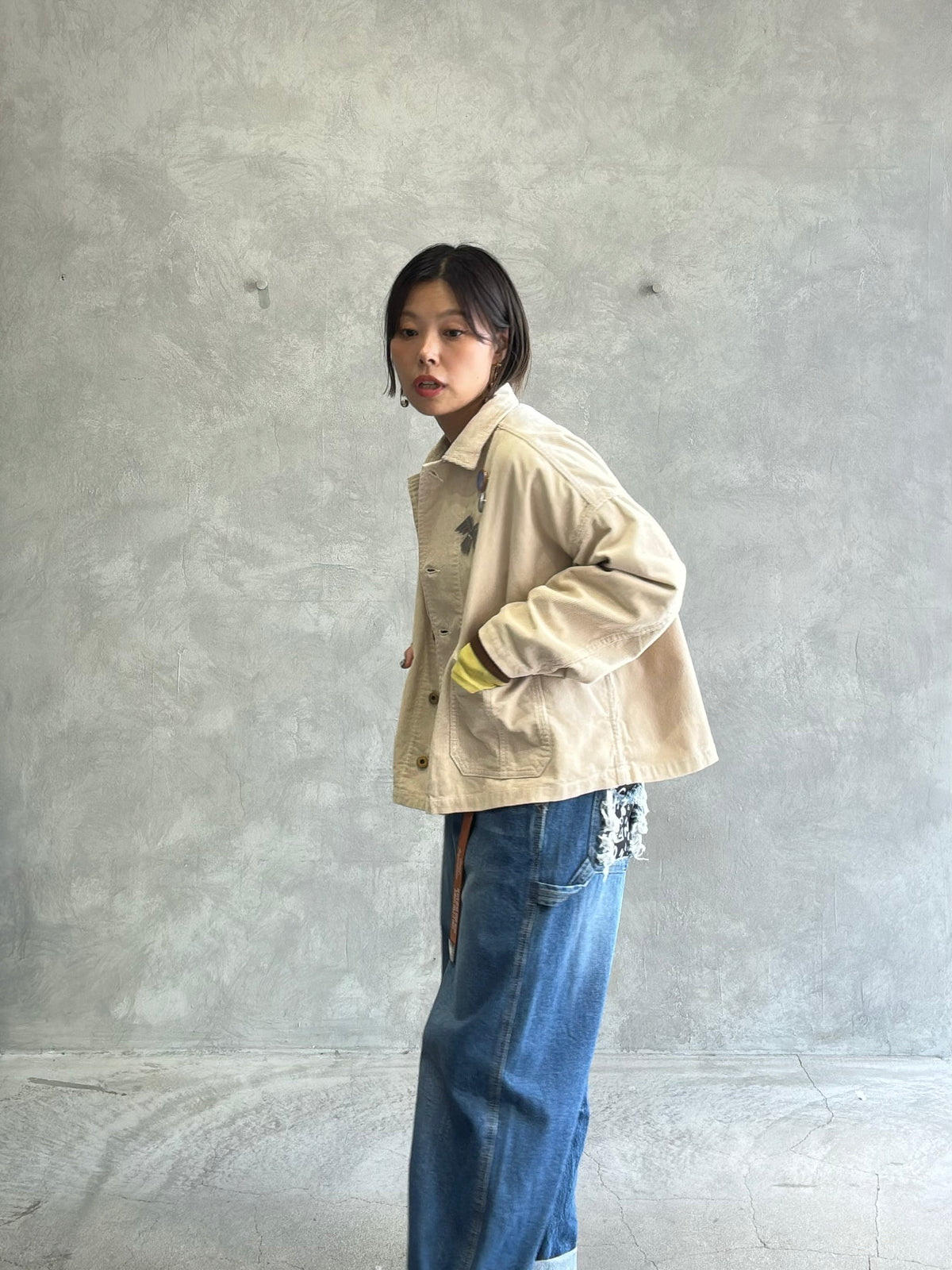 コットンコーデュロイカバーオール／#8643803／LE MÉLANGE／2026 AW #1