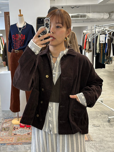 受付終了【予約⚡︎販売】コットンコーデュロイカバーオール／#8643803／LE MÉLANGE／2026 AW #1