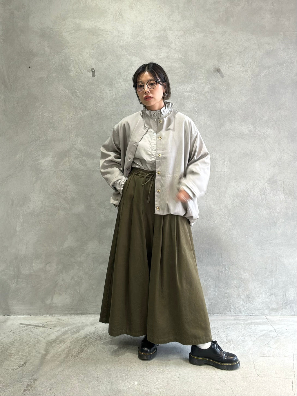 【予約販売】フリルシャツ／le vent souffle