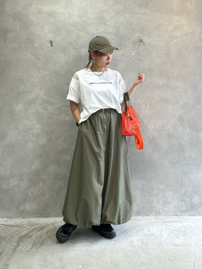2wayナイロンバルーンスカート