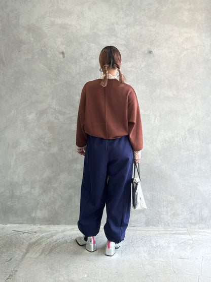 【再入荷】ポンチバイカラーパンツ／palm RICHE