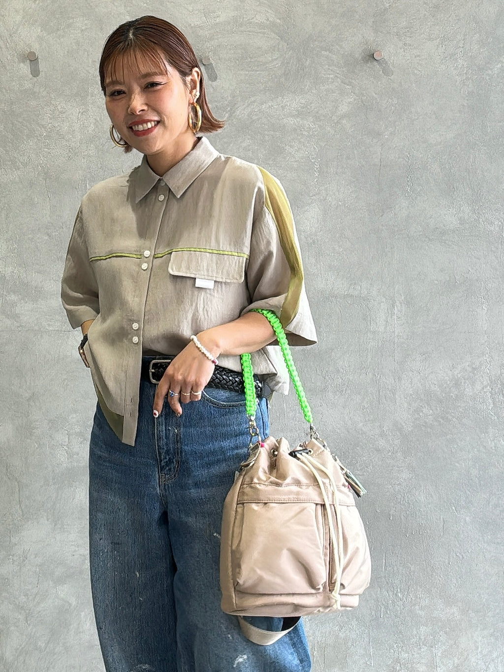メッシュドッキングブラウス／MARECHAL TERRE