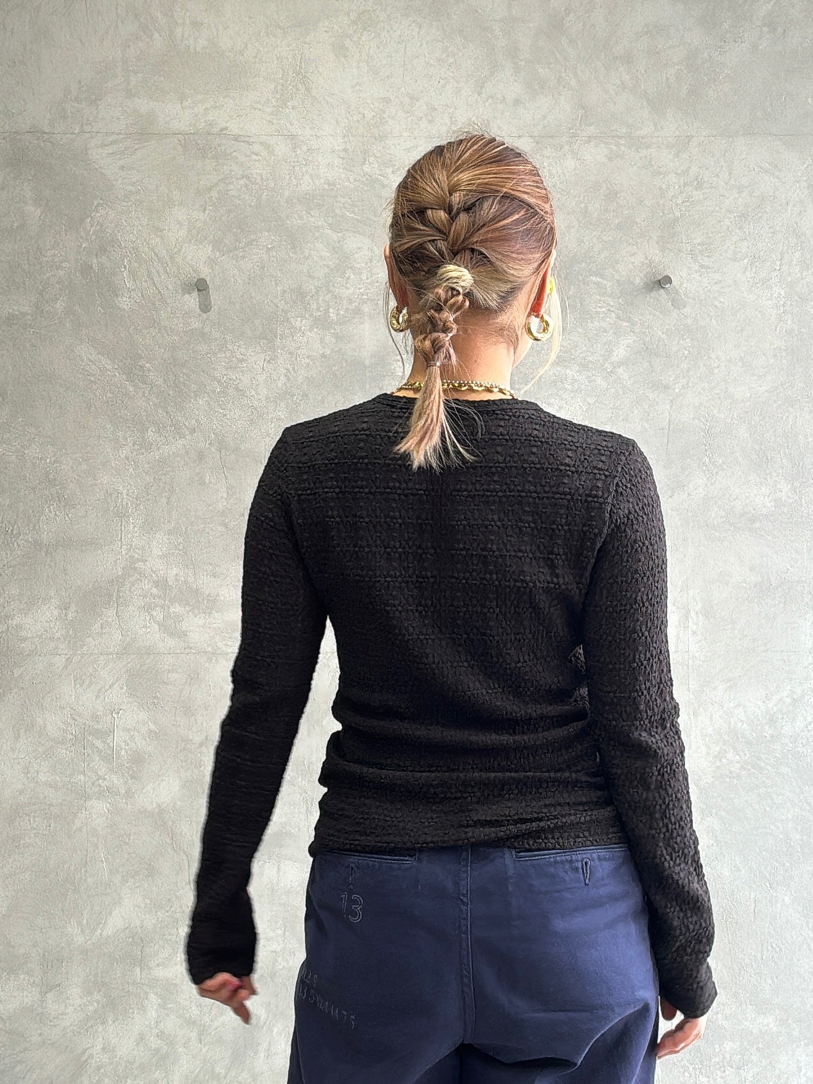 ヘンリーネックカットソー／8611002／LE MÉLANGE