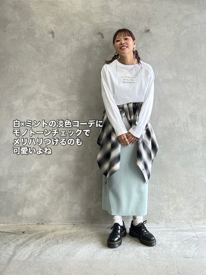 チェックシャツ／Dignite collier